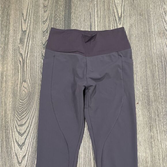 Athleta Womens Quest Hybrid Hiking Tight Leggings Stretch Pull-On Grey Size 6 - Picture 3 of 10